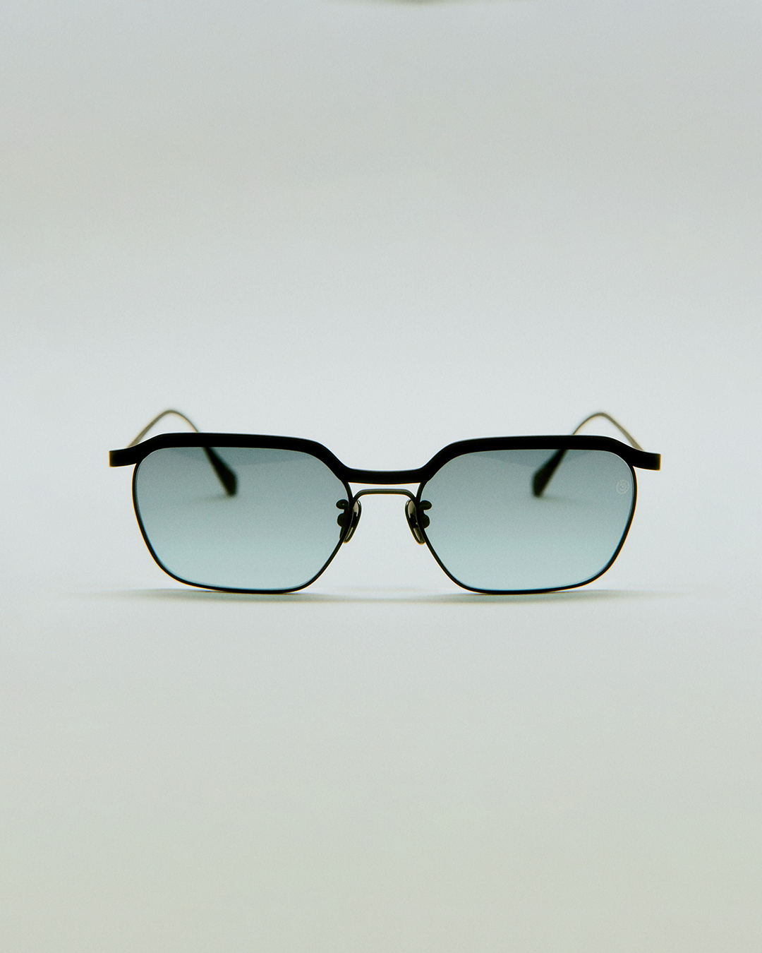 Benno Ocean Blue Sunglasses Matte Black Artic Blue