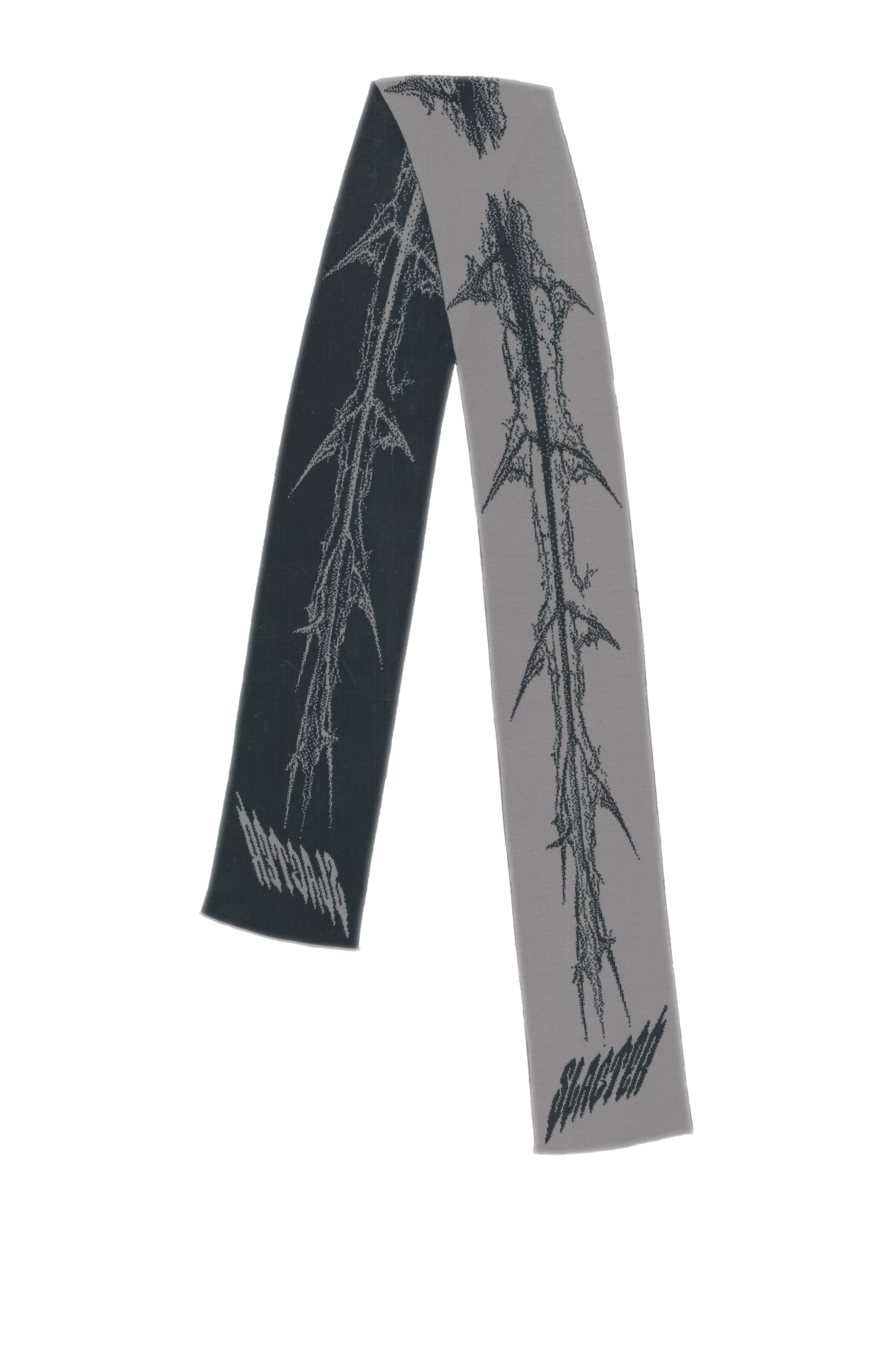 Black Spike Scarf