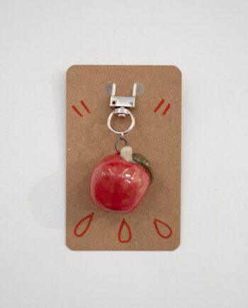 Ceramic Keychains Small Apple