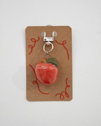 Ceramic Keychains Small Apple
