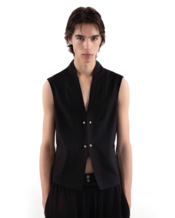 Tied Cotton Vest