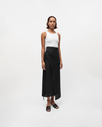 Wrap Skirt Black Xs-
