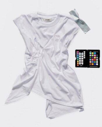 006- -13 Asymmetrical White  -shirt Xs
