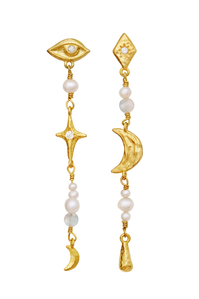 Maanesten øreringe Sissone Earrings Guld