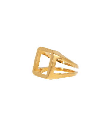 Ix Octagon Simple Signet Ring