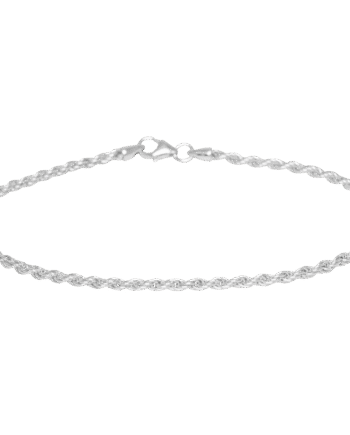 Ix Rope Bracelet Silver