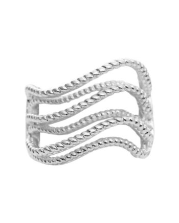 Wave Sølv Ring
