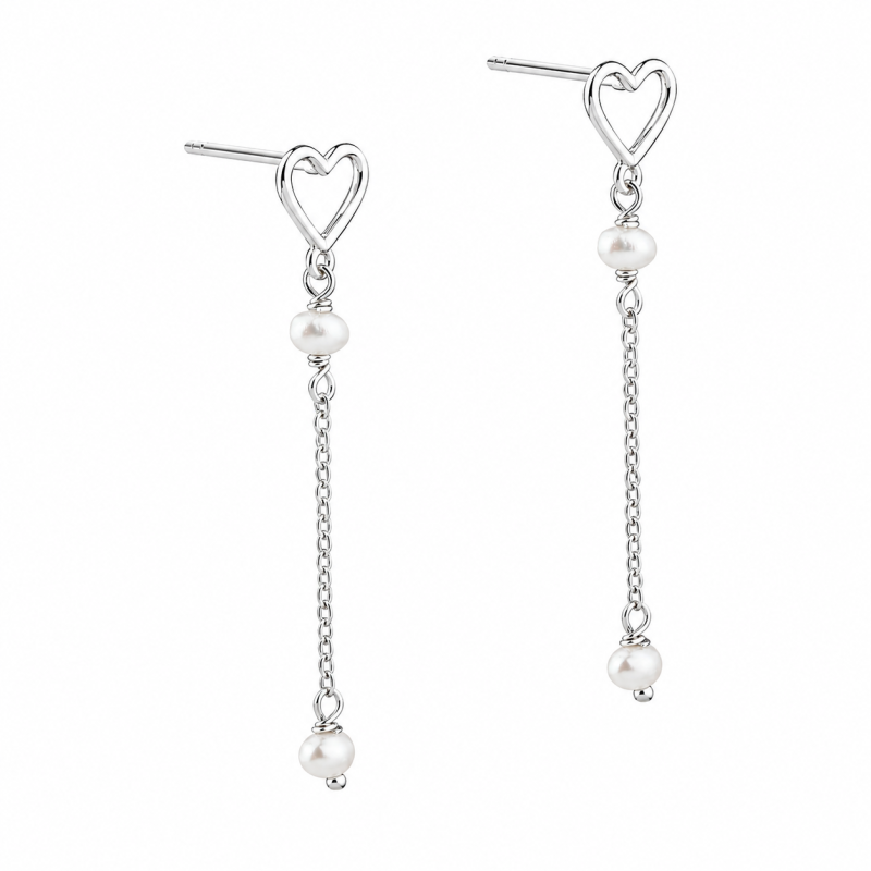 Alma Pearl Earstud   Silver