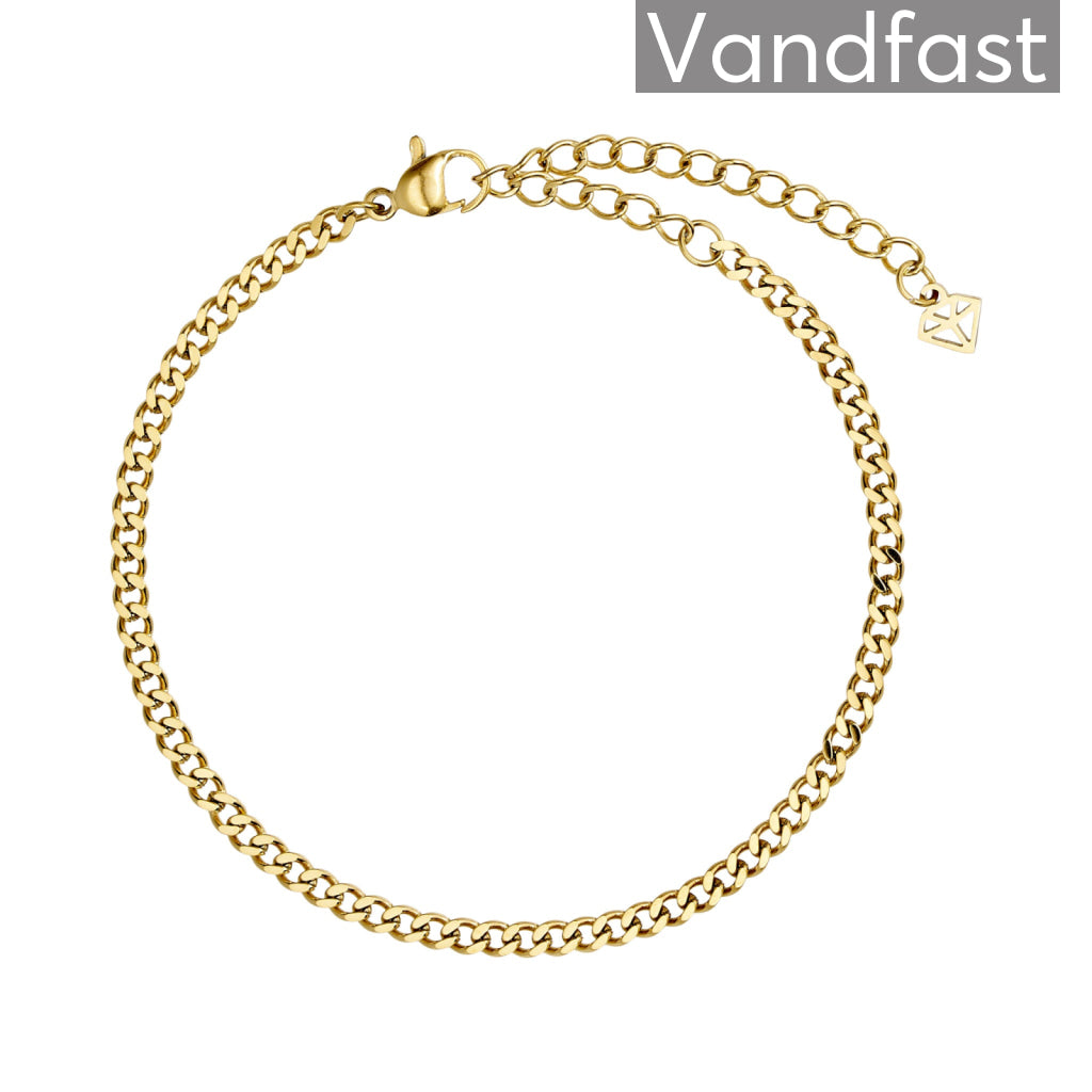 Annebrauner Panzer Armbånd 18k Guldbelagt   Mm