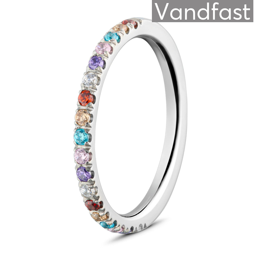 Annebrauner Side Multicolor Ring 48