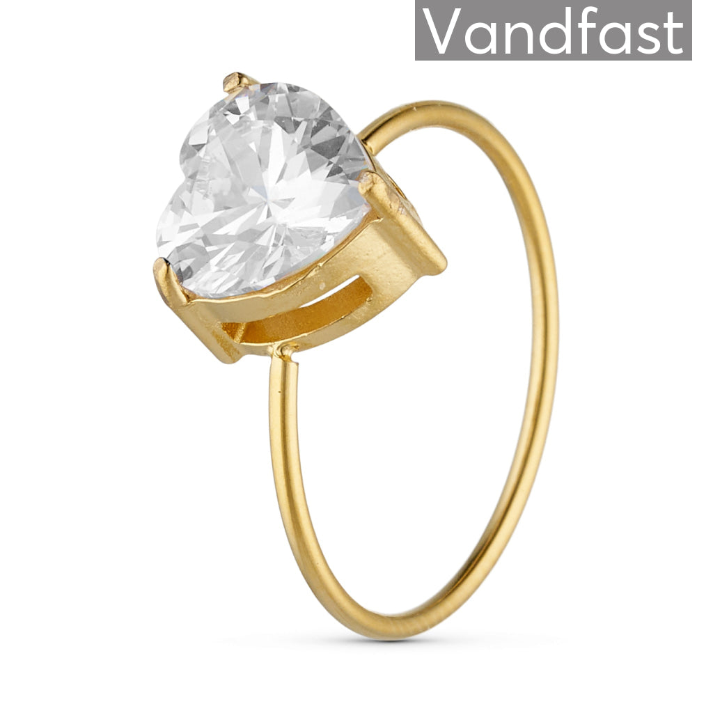 Annebrauner Stella Ring 18k Guldbelagt 51
