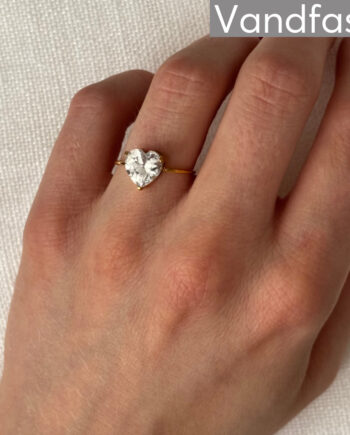Annebrauner Stella Ring 18k Guldbelagt 51