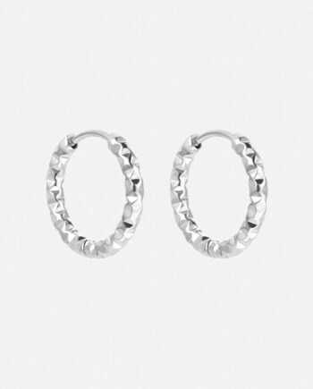 Astra Hoops øreringe Sølvfarvet 18mm
