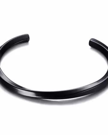 Bangle Screw Armbånd   Ip Blackcoat Stål