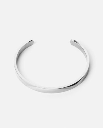 Basic Bangle Sølvfarvet 6mm