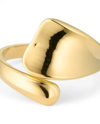 Blade Forgyldt Ring   ædelstål