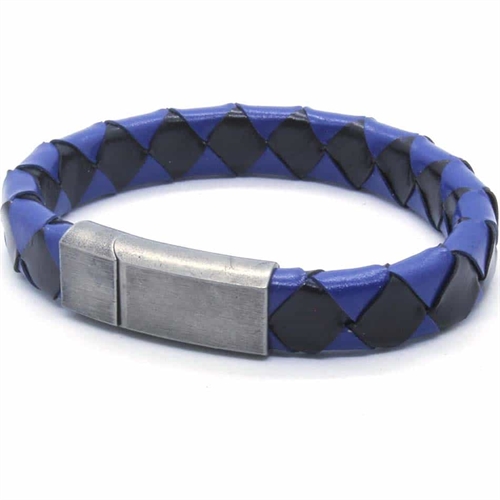 Blue Black Netri Armbånd