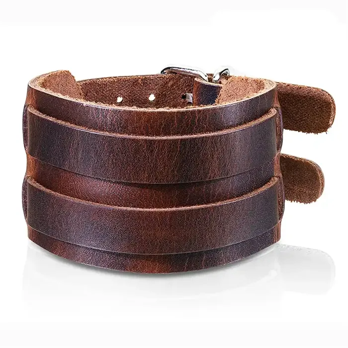 Brekk Armbånd   Imt  Læder Brun