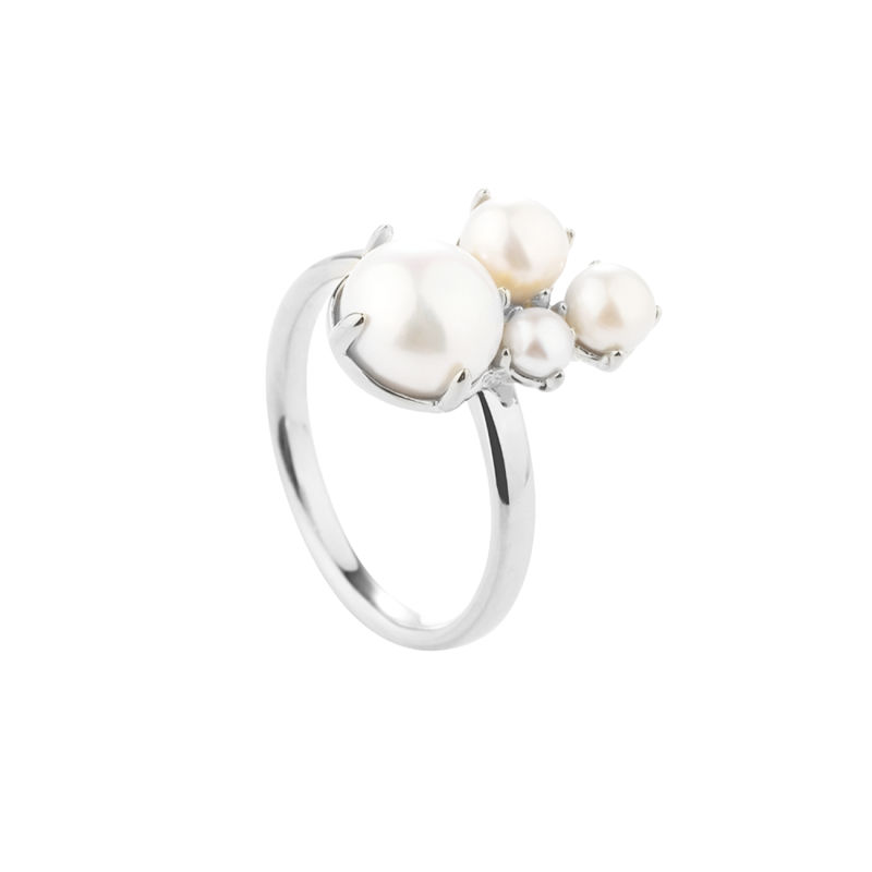 Bubbles Ring -57   Silver