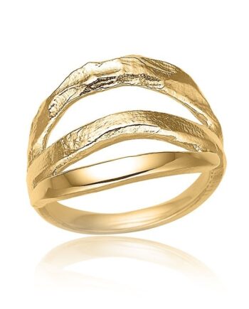 Cool Ring   Forgyldt Sølv 66