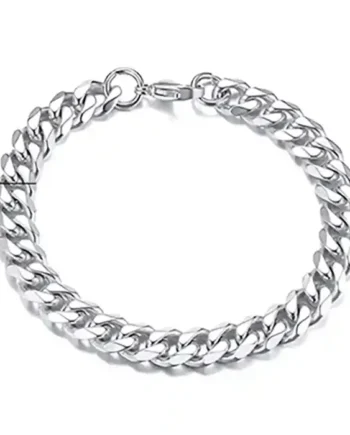 Cuban Chain Klassisk Herrearmbånd   Rustfri Stål     Mm