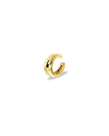 Cuff   ørering  Discoball Onesize Regulerbar Størrelse 18 Karat Forgyldt