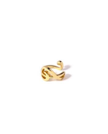 Cuff   ørering  Inkey Onesize Regulerbar Størrelse 18 Karat Forgyldt Sterling Sølv