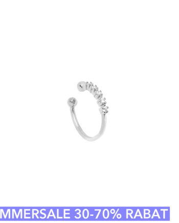 Cuff   ørering  Quintet Onesize Regulerbar Størrelse Sterling Sølv