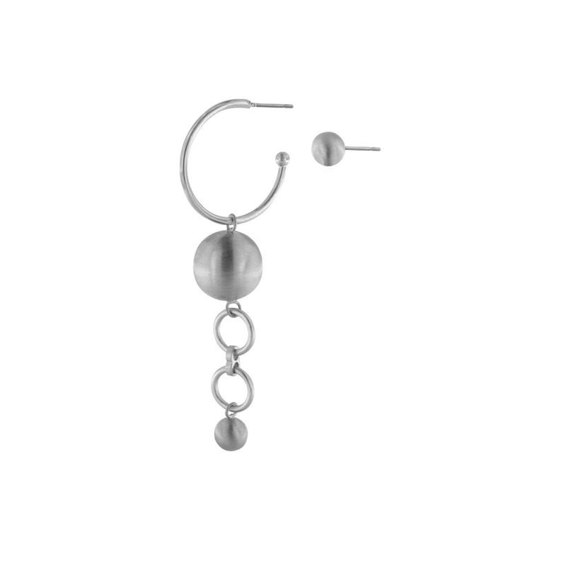 Dansk Copenhagen Dobbelt ørering Rhodium