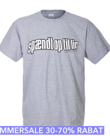 Den Gale Pose Grå  -shirt Spændt Op Til Lir