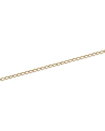 Diamond-cut Curb Chain