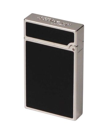 Dupont Lighter Ligne   Slim Black Laquer Palladium 017080 Sz