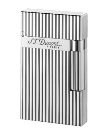 Dupont Lighter Ligne   Sølv Med Striber 16817