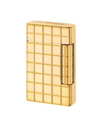 Dupont Lighter  Quot Initial Quot  Square Gold Color Flint Lighter 020801