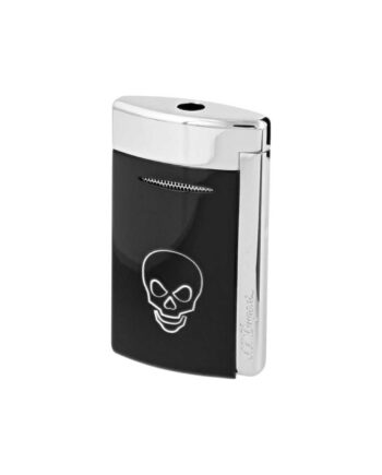 Dupont Minijet    Quot Black Skull Quot  Kvalitets Jet Lighter   Stormlighter Fra      Dupont