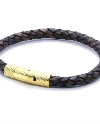 Elian Læderarmbånd Lux Brown