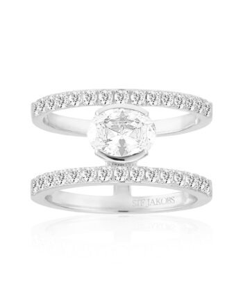 Ellisse Carezza Grande Ring