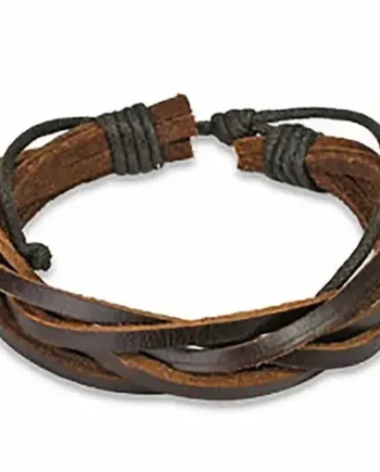 Fashion Brunt Læderarmbånd