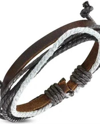 Fashionarmbånd   Læder Og Bomuld