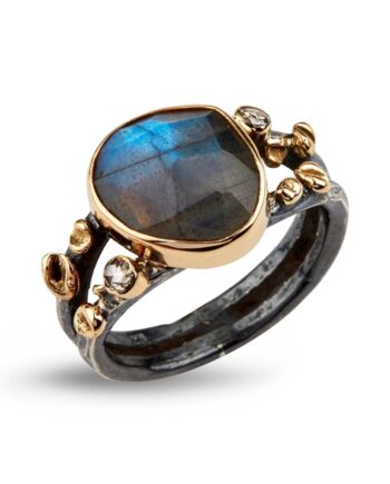 Gili Abyss Labradorite Ring 52
