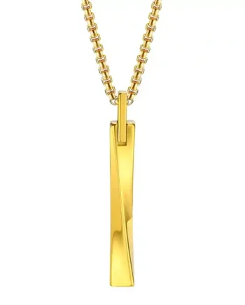 Gold Ip Tungsten Halssmykke