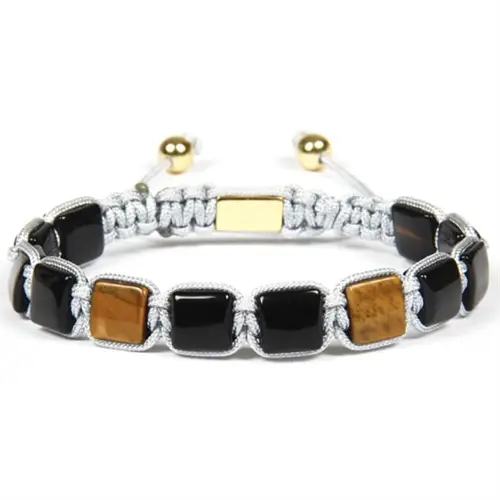 Grey Delayat Armbånd Handmade