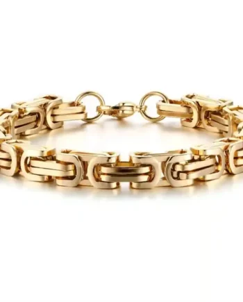 Hawn Armbånd Rustfrit Stål Forgyldt 8mm