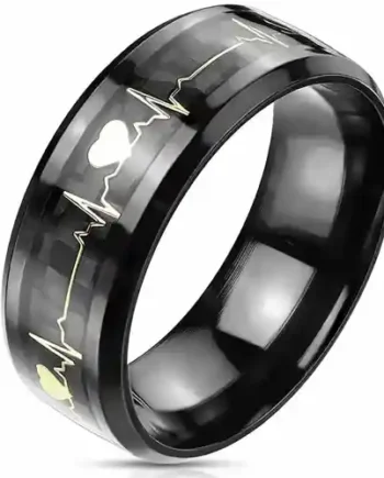 Heartbeat Blackcoatet Herrering Inlay