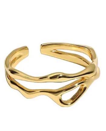 Ira Forgyldt Sterling Ring