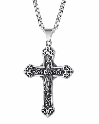 Kors Med Jesus På Kors Halssmykke