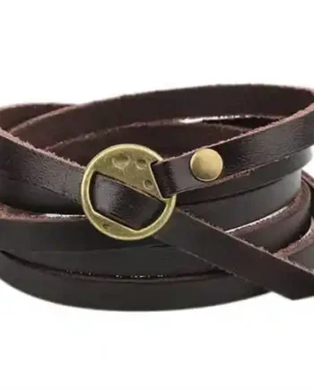 Læderarmbånd  Quot Strand Quot