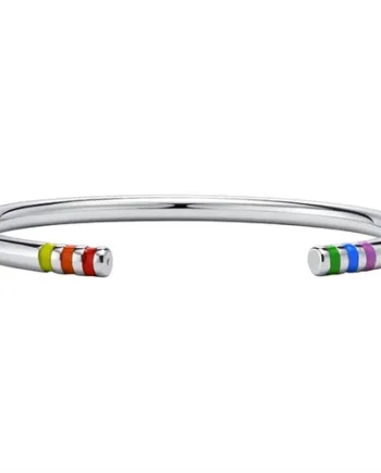 Lgbt Pride Bangle   ædelstål