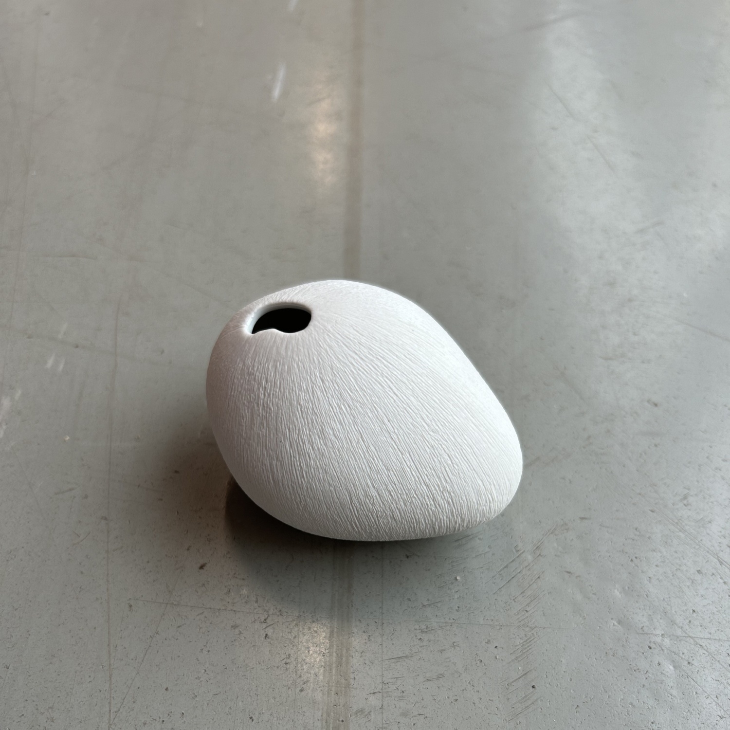 Lille Vase   Keramik  Hvid   Lindform