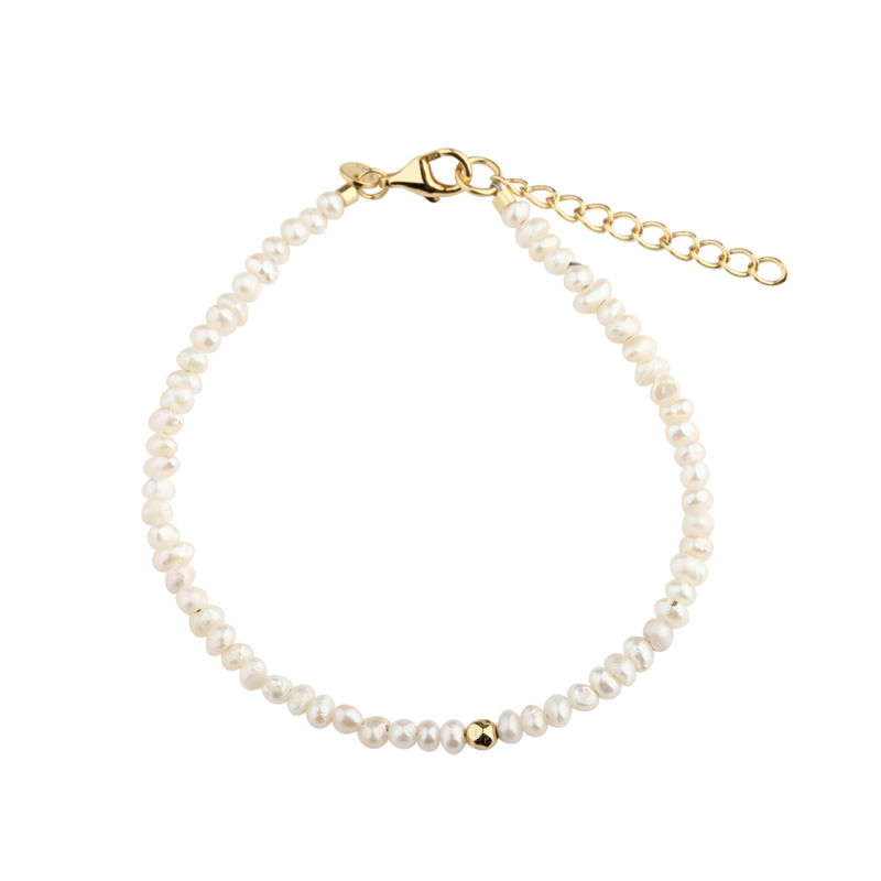 Love Pearls Bracelet   Golden